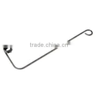 L-shape wire retaining spring, wire spring, retain spring