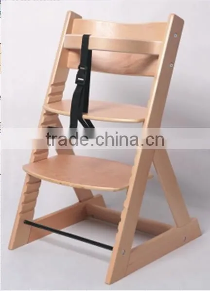 EN14988 Beech Wood Multifunctional Baby High Chair 3 in 1 High Chair Baby Feeding photo-2