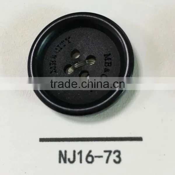 NJ16-73 Real Natural Buffalo Horn Buttons