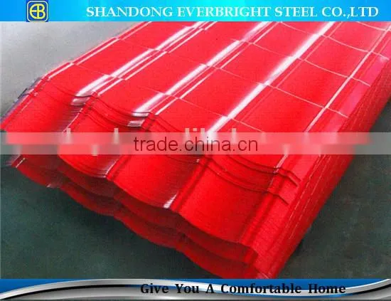 Top Quality Color Coated Corrugated Steel Roofing Tile photo-2