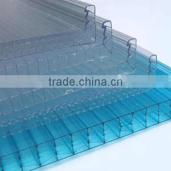 8MM U Shape Polycarbonate Hollow Sheet For Project photo-2