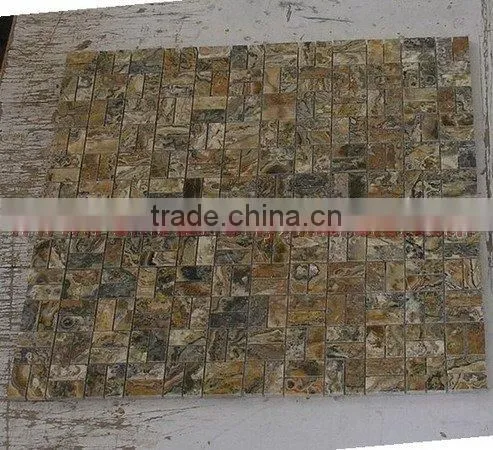 UNIQUE JAGUAR MARBLE MOSAIC TILES photo-3