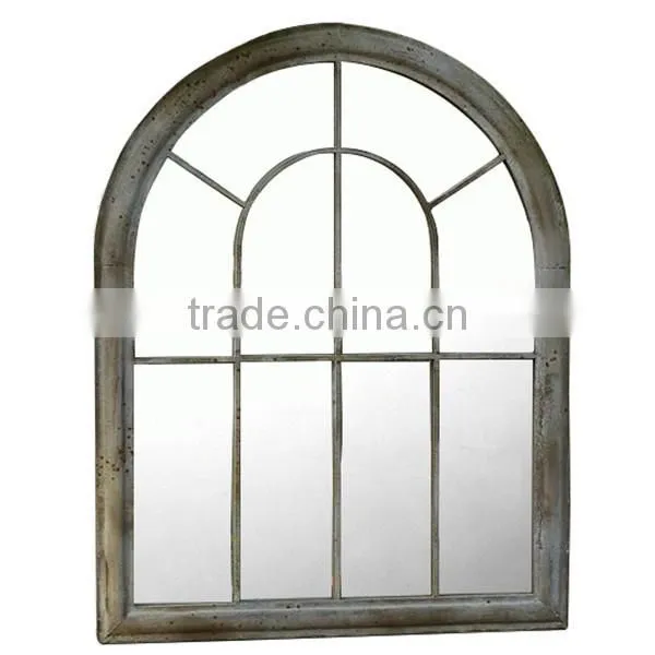 POWERLON Vintage Garden Iron Window Mirrors With Natural Beauty Reflection photo-3
