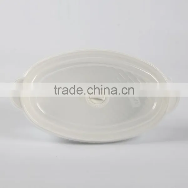 Microwave Plastic Oval Crisper photo-2
