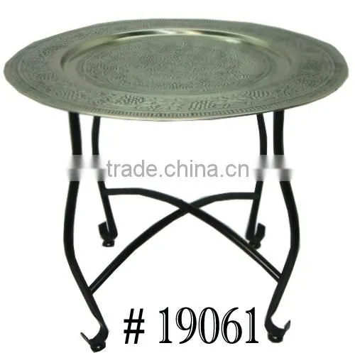 Metal Folding Moroccan Table photo-6