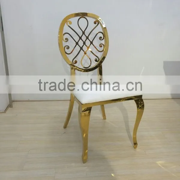 Rose Gold Flower Shaped Chair Wedding Chair photo-2