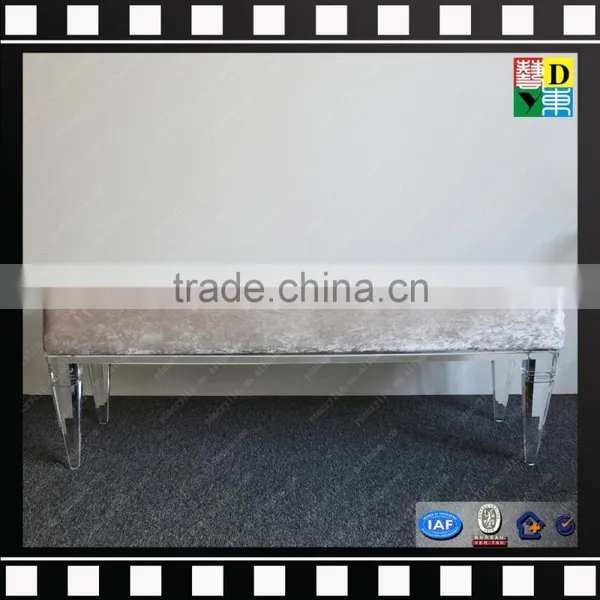 Wholesale Home Acrylic Furniture Acrylic Leg Sofa Bench From Shenzhen Yidong photo-5