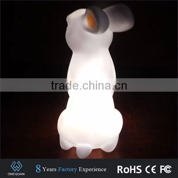 Cute Cartoon Rabbit Multicolor Changing Led Night Light photo-4