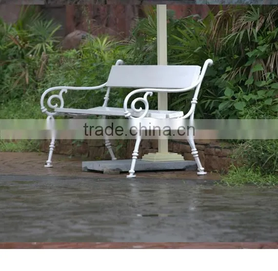 Out Door Furnithure, Solid Wood Cast Iron Bench photo-4