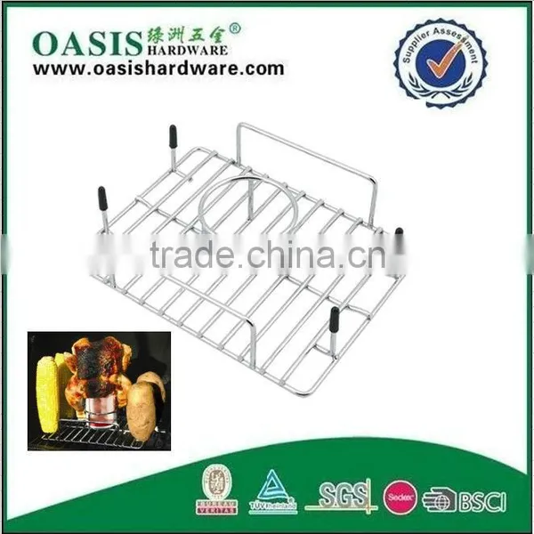 BBQ Chicken Grill the Beer Brid Chicken Rack photo-4