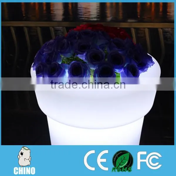 Color Changing LED Solar Powder Outdoor Flower Pot photo-2
