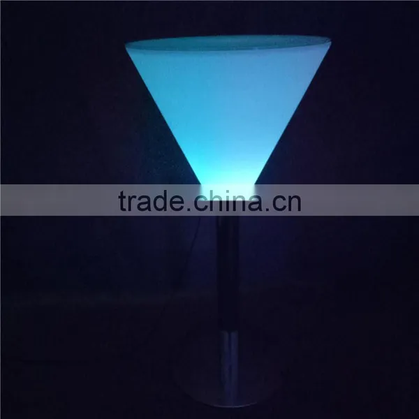 Intelligent Outdoor LED Furniture UV-resistant Glowing Illuminated Rechargeable Interactive LED Table Party LED Cocktail Table photo-6