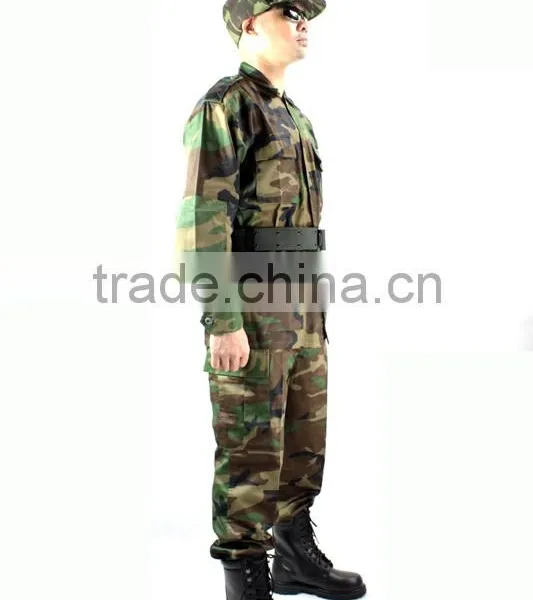 Cheap BDU Pant Army 190gsm TC Jungle Woodland Camo Uniform Pant photo-5