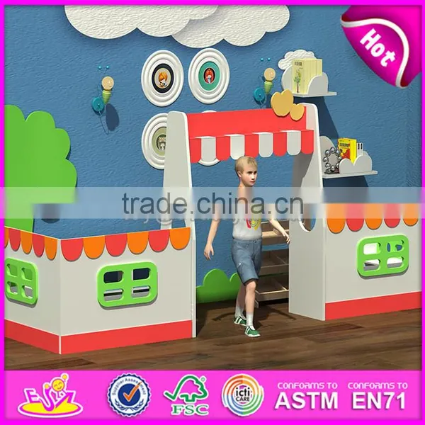 New Style Nursery School Wooden Kids Playhouse W08C184