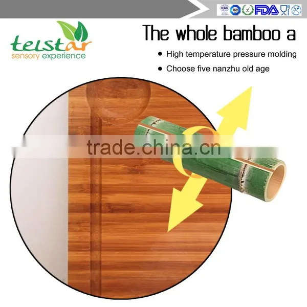 Manufacturers Wholesale Organic Bamboo Chopping Block the FDA Safety of Kitchen Cutting Board photo-5
