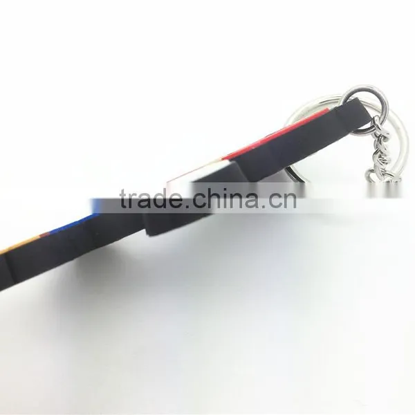 Hot Sale Silicone Rubber Mario Keyring Key Chain Fob Key Ring photo-3