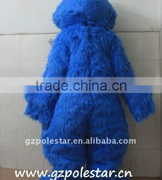 Long Fur Cookie Monster Costume Mascot NO.1763 photo-3