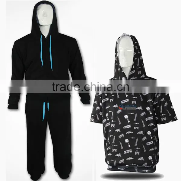 Designer Sweat Suits Brand Hood Pullover Designe,custom Made Name Brand Sweat Suits photo-3