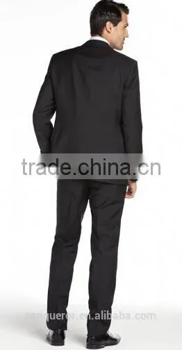 Black Wool 'Grand Central' 2-Button Suit(SHT1154) photo-2