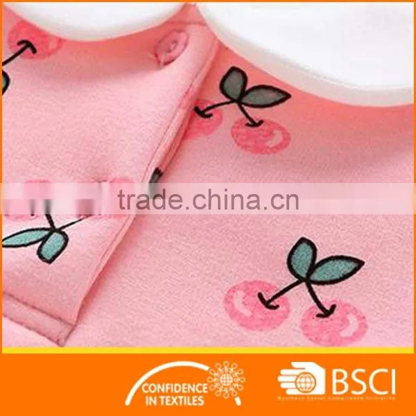 New Style Cartoon Printed Pink Baby Girl Dress photo-3