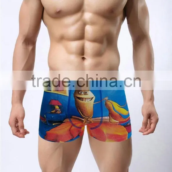 2016 New Style Men Brand of High Quality Underwear Cotton Print Classic Male Boxer photo-6