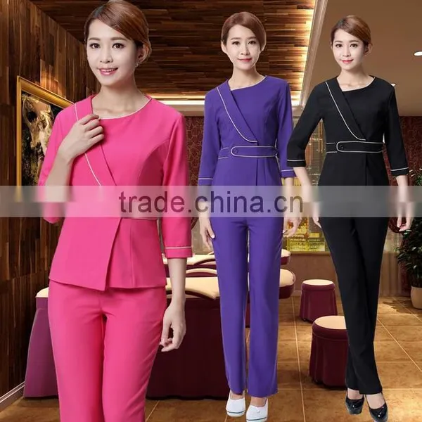 Fashion Design Wholesale Price Spa Beauty Workwear Uniform photo-6
