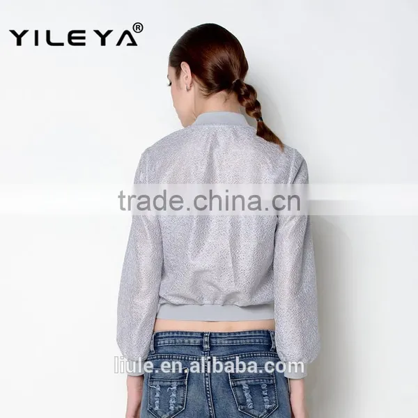 Unique Comfortable Fabric Used Fashion Casual Crop Style Women Coat Model photo-4