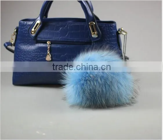 Wholesale Raccoon Fur Pom Poms / Raccoon Fur Bobbles for Hats photo-5