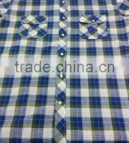 Linen Cotton Double Pockets Short Sleeve Men's Casual Shirts photo-3