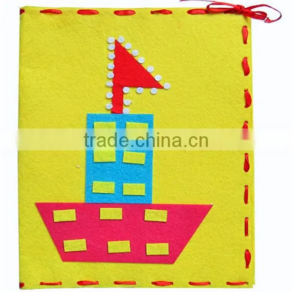 Handmade Felt Book Notebook Cover for Children's Educational Kids / Educational Learning Crafting photo-4
