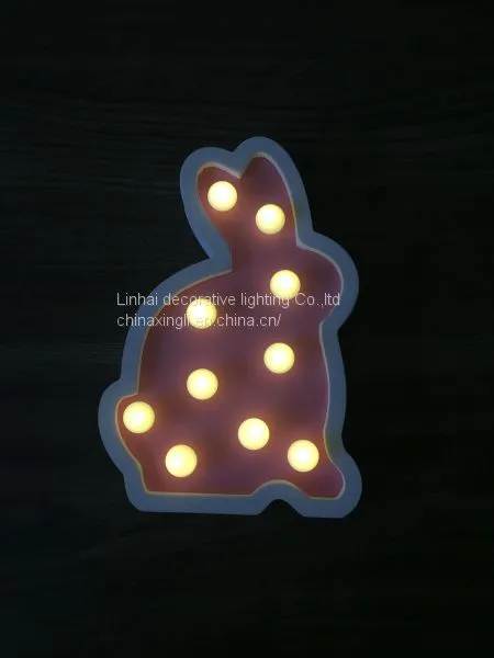 Bunny Led Lighting Kid Wall Lamp Animal Light Toy Lamp Led Tabletop Night Light