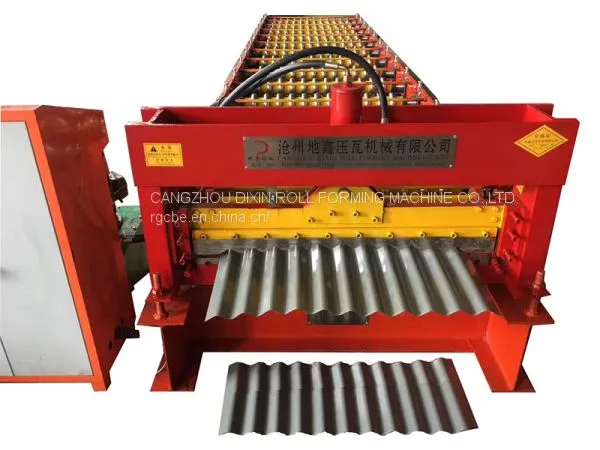China Hot Sale Galvanized Steel Roofing Sheet and Wall Sheet Roll Forming Machine photo-2