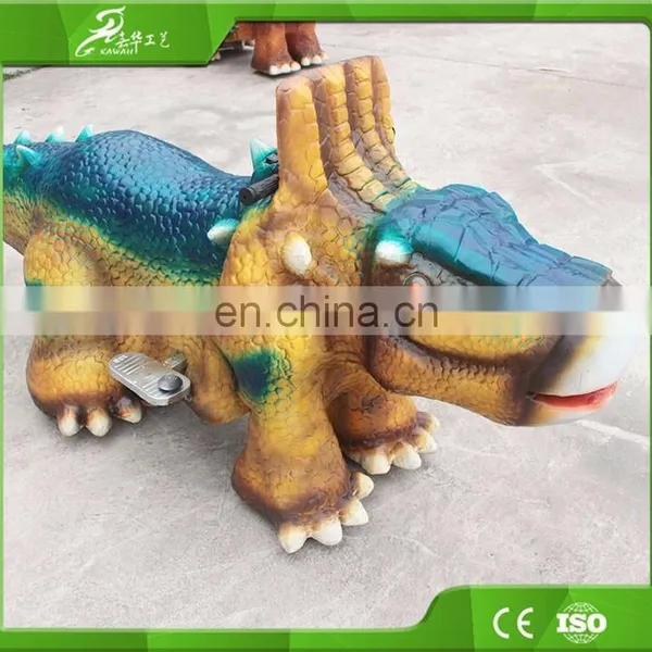 KAWAH Entertainment Equipment Coin Operated Dinosaur Ride Toy Car photo-3