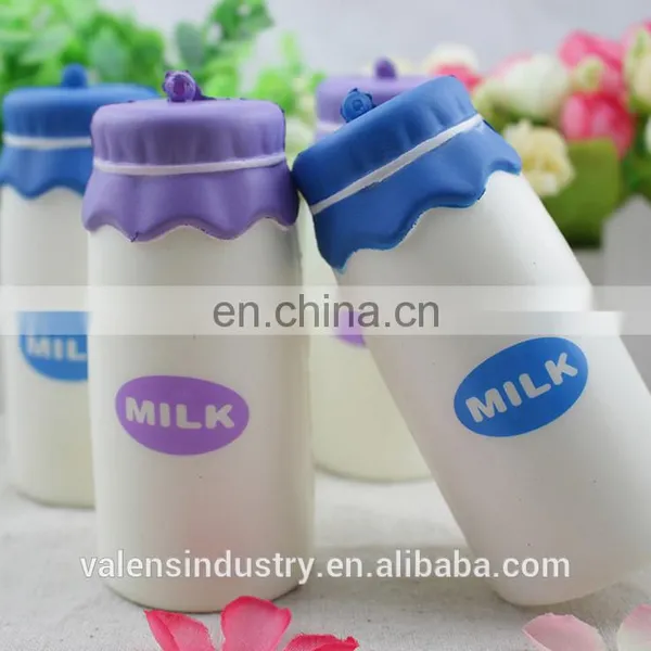 OEM Wholesale Stress Release Soft PU Japan Squishy Licensed Kawaii Slow Rising Milk Bottle Toys Factory Supplier photo-2