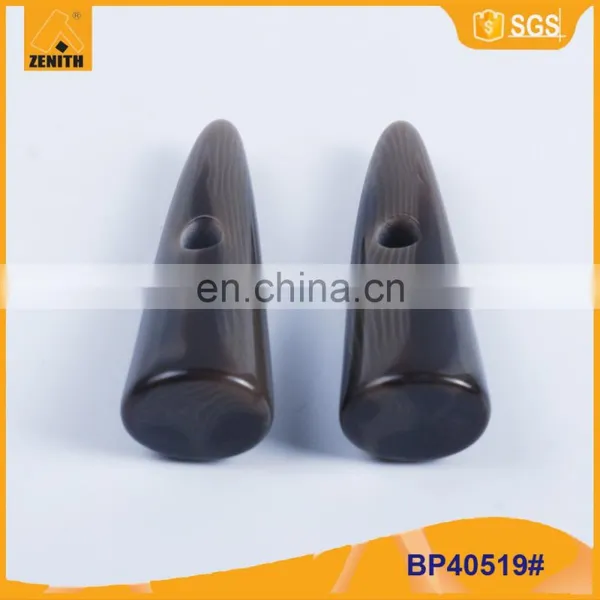 2 Hole Polyester Coat Toggle Horn Buttons BP40519 photo-2