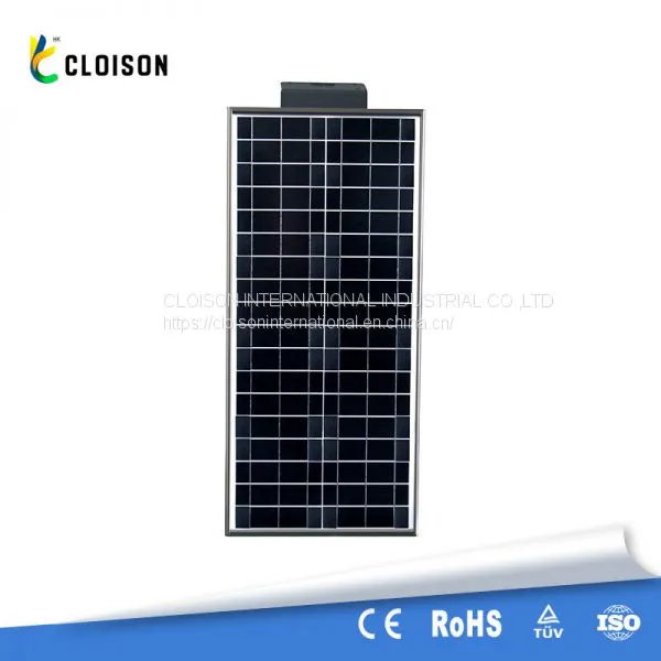 Outdoor IP65 Waterproof 60w Solar Outdoor Led Lamps Pole Solar Light Solar Project Integrated Solar Street Lights photo-2
