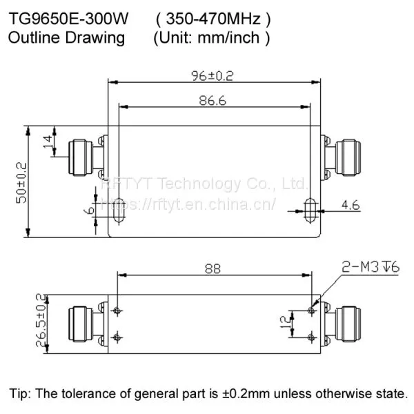 RF Dual Junction N/SMA Connector GMHz Coaxial Isolator photo-3