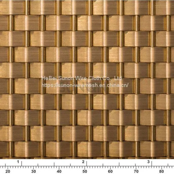 Elevator Wall Wire Mesh Custom Decorative Woven Mesh Elevator Wall Wire Mesh Factory photo-4