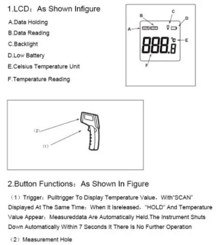 2019 New Digital Thermomete Clinical Thermometer Non Contact Thermometer photo-5