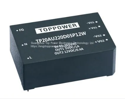 TOPPOWER 20W 3KV Isolation Wide Input AC/DC Converters