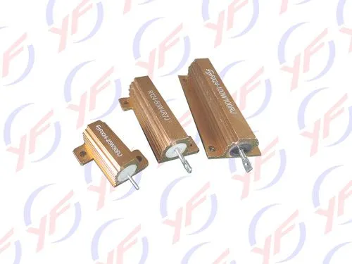 YINGFAN Golden Aluminum Shell 50W High Power Fixed Resistor for Load photo-3