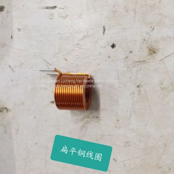 Flat Copper Coil，flat Line Inductor,aircored Coil,2*6 Flat Copper Coil photo-2