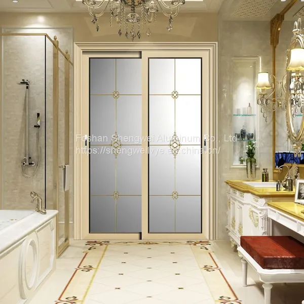 Aluminium Alloy Indoor Sliding Door Modern Design of Patio Glass Doors Aluminum Sliding Doors photo-4