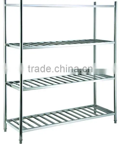 Types of Square Tube Stainless Steel Hotel Room Service Cart Service Trolley photo-5