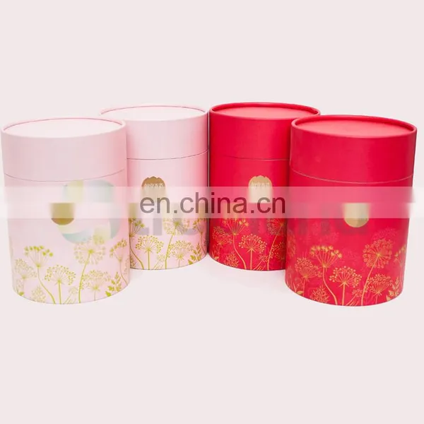Private Print Design Cylindrical Paper Box Packaging Cylindrical Boxes photo-2