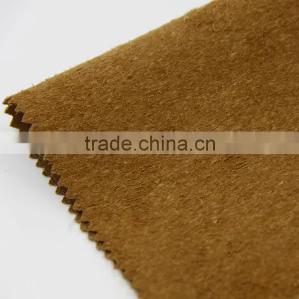 Base Flock Fabric With Short Leather Pile photo-2