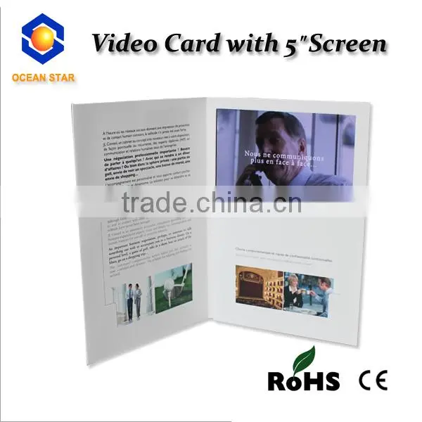 Most Popular Video Postcard Handmade Video Brochure Card photo-3