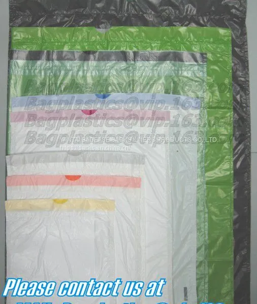 Heavy Duty Biodegradable Drawtape, Plastic Drawstring Heavy Duty Garbage Trash Roll Bag,closure Drawtape Bag for Garbage photo-3