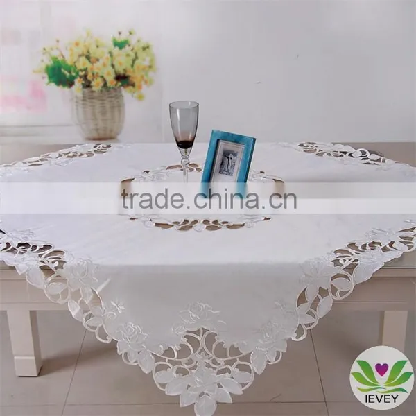 Home Textile Satin Embroidery Design Tablecloth Wholesale Tablecloth Christmas Embroidered Tablecloth photo-5