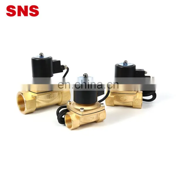 SNS 2WF250-25 110V Explosion-proof Normally Closed Pneumatic Large Diameter Coil Brass Solenoid Valve photo-3